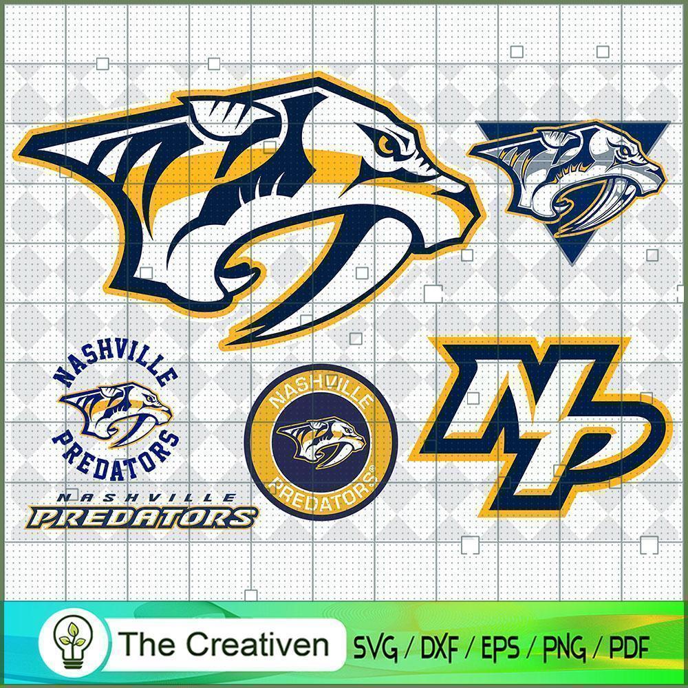 Nashville predators Bundle SVG, Nashville predators NHL Bundle SVG , NHL Team SVG , Hockey Sport SVG 1 36 Nashville predators copy