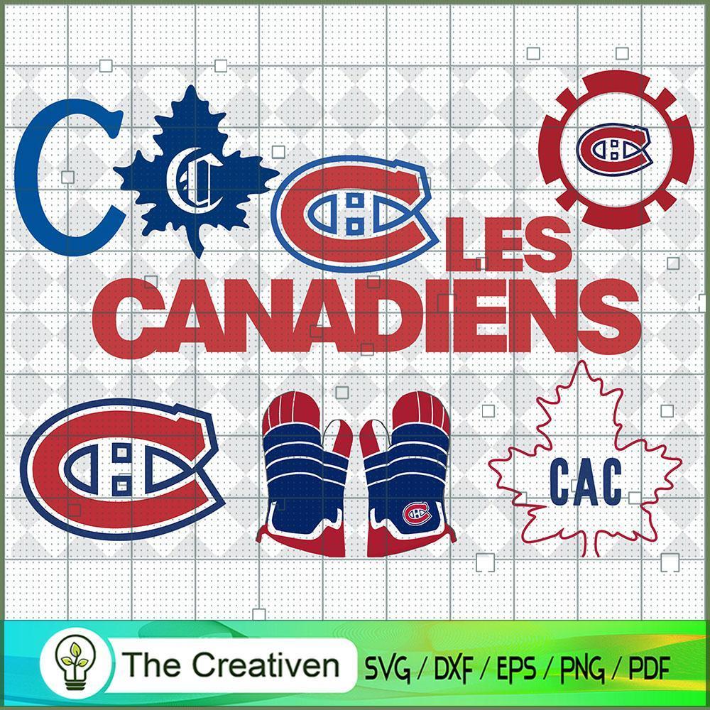 Montreal Canadiens Bundle SVG Cut File for Cricut & Silhouette 1 Montreal Canadiens Bundle SVG Cut File for Cricut & Silhouette