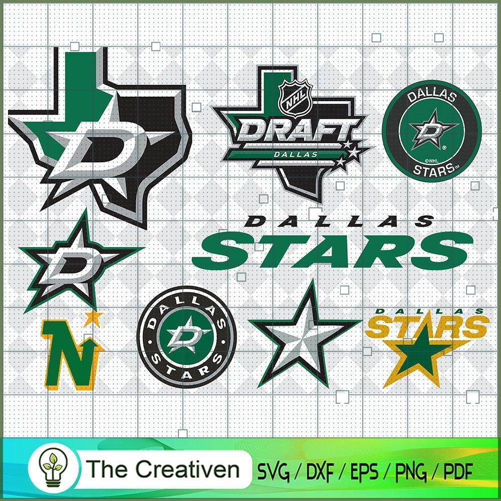 Dallas Stars Bundle SVG Cut File for Cricut & Silhouette 1 Dallas Stars Bundle SVG Cut File for Cricut & Silhouette