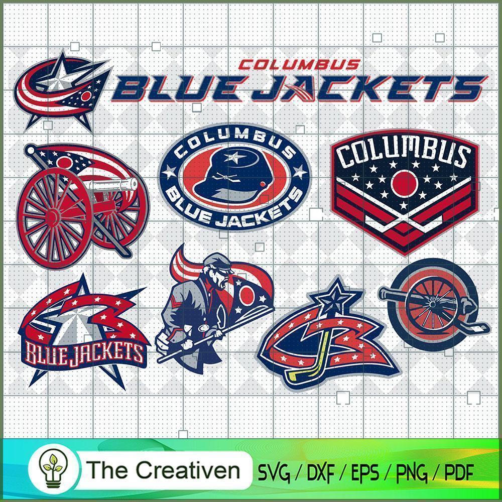 Columbus Blue Jackets Bundle SVG Cut File for Cricut & Silhouette 1 Columbus Blue Jackets Bundle SVG Cut File for Cricut & Silhouette