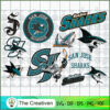 San Jose Sharks Bundle SVG Cut File for Cricut & Silhouette 2 15 San Jose Sharks copy