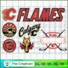 Calgary Flames Bundle SVG Cut File for Cricut & Silhouette