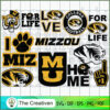 Mizzou Bundle SVG Cut File for Cricut & Silhouette