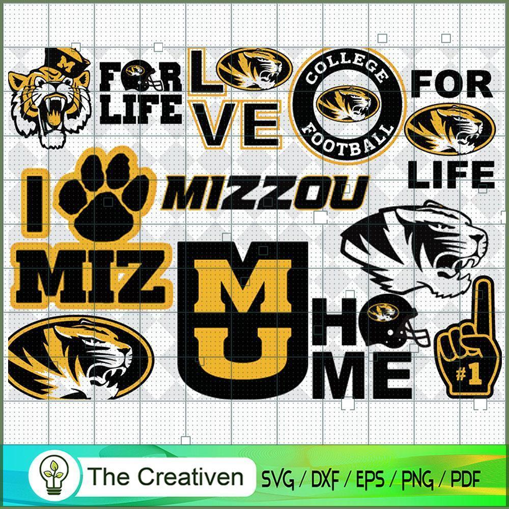 Mizzou Bundle SVG Cut File for Cricut & Silhouette 1 Mizzou Bundle SVG Cut File for Cricut & Silhouette
