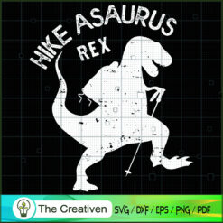 Hike Saurus Rex SVG Cut File for Cricut & Silhouette Design 15379