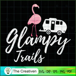 Glampy Trails Camping SVG Cut File for Cricut & Silhouette