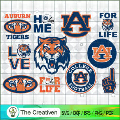 Auburn Tigers Bundle SVG Cut File for Cricut & Silhouette