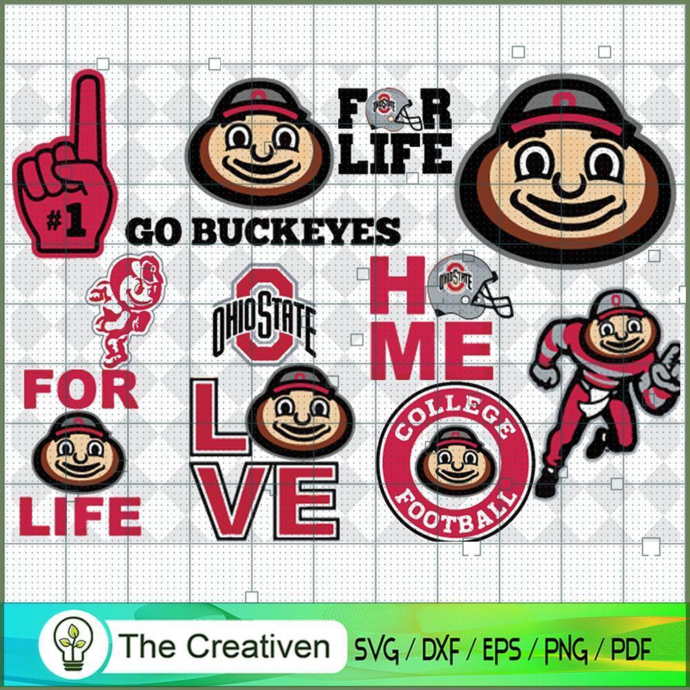 Go Buckeyes Bundle SVG Cut File for Cricut & Silhouette 1 Go Buckeyes Bundle SVG Cut File for Cricut & Silhouette
