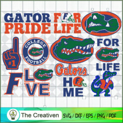 Gator Pride Bundle SVG Cut File for Cricut & Silhouette