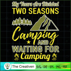 My Years Are Divided Two Sea SVG Cut File for Cricut