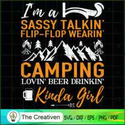 I’m a Sassy Talking Flip Flo SVG Cut File for Cricut