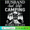 Husband and Wife Camping Buddies SVG Cut File for Cricut & Silhouette
