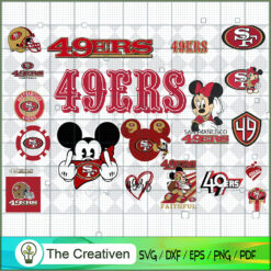 San Francisco 49ers Bundle SVG Cut File for Cricut & Silhouette