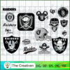 Oakland Raiders Bundle SVG Cut File for Cricut & Silhouette