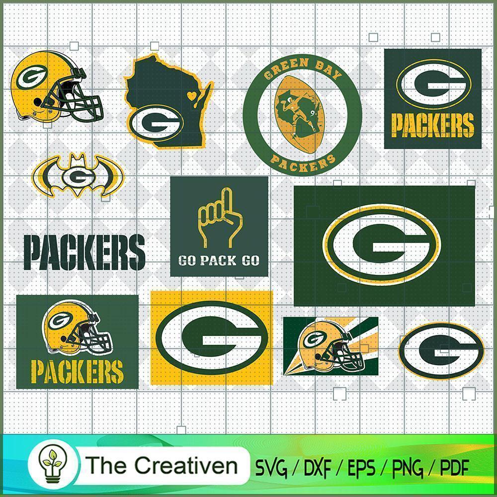 Green Bay Packers Bundle SVG Cut File for Cricut & Silhouette 1 Green Bay Packers Bundle SVG Cut File for Cricut & Silhouette