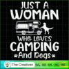 Just a Women Who Loves Campi SVG Cut File for Cricut