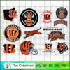 Cincinnati Bengals Bundle SVG Cut File for Cricut & Silhouette 2 77 Cincinnati Bengals copy
