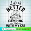 Life is Better In the Campin SVG Cut File for Cricut