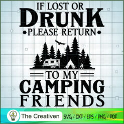 I'm A Simple Girl Love Camping SVG Cut File for Cricut & Silhouette