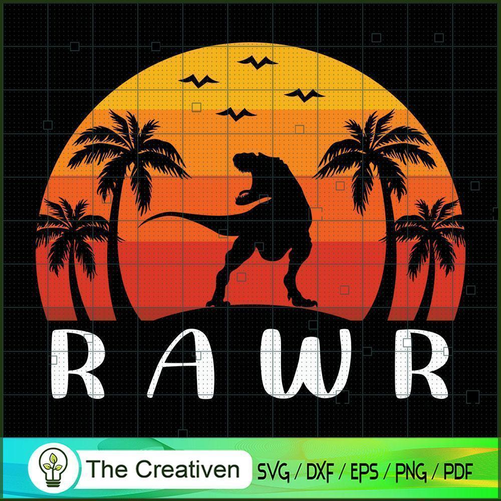 Rawr Dinosaur SVG Cut File for Cricut & Silhouette 1 Rawr Dinosaur SVG Cut File for Cricut & Silhouette