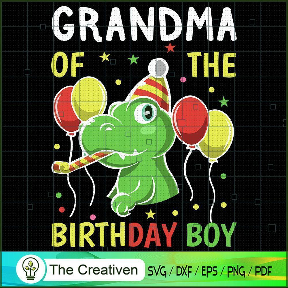 Grandma Of The Birthday Boy SVG Cut File for Cricut & Silhouette 1 Grandma Of The Birthday Boy SVG Cut File for Cricut & Silhouette
