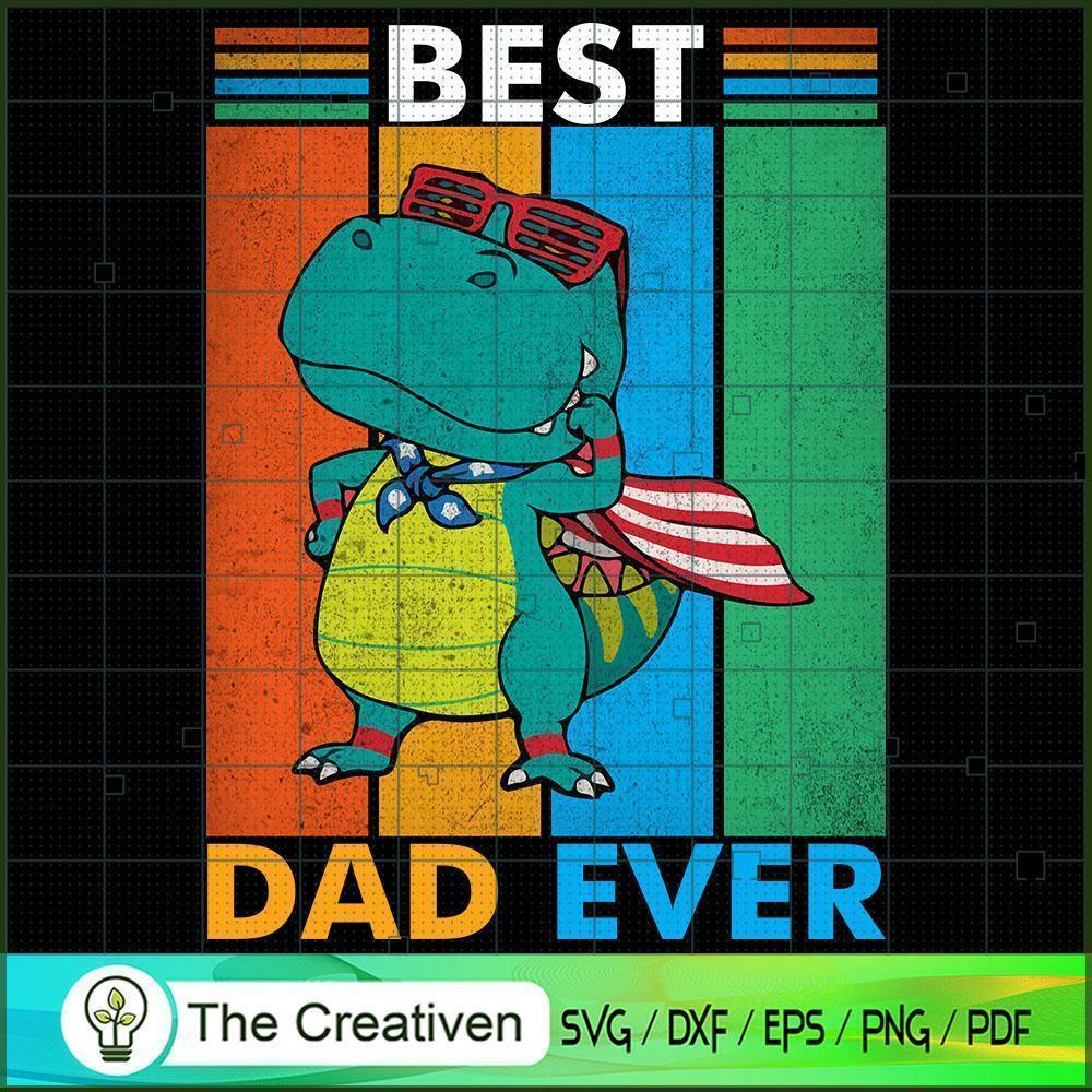Dinosaur T-Rex Best Dad Ever SVG Cut File for Cricut & Silhouette 1 Dinosaur T-Rex Best Dad Ever SVG Cut File for Cricut & Silhouette