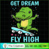 T-Rex Get Dream Fly High SVG Cut File for Cricut & Silhouette 2 6 copy 38