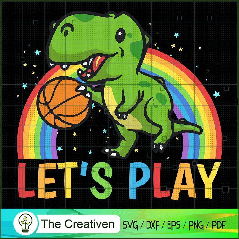 Dinosaur Let's Play SVG Cut File for Cricut & Silhouette 1 Dinosaur Let's Play SVG Cut File for Cricut & Silhouette