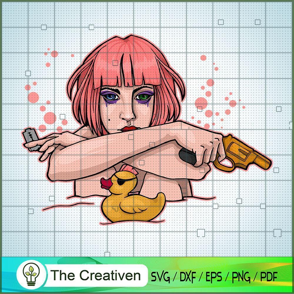 Sad Girl with Rubber Duck SVG , Duck SVG , Sad Girl SVG 1 Sad Girl with Rubber Duck SVG , Duck SVG , Sad Girl SVG