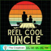 Retro Vintage Reel Cool Uncle SVG Cut File for Cricut & Silhouette