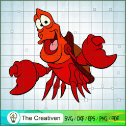 Sebastian SVG, The Little Mermaid SVG, Disney Cartoon SVG