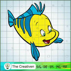 Ariel And Dolphin SVG, Go To School SVG, Disney Cartoon SVG