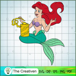 The Little Mermaid SVG, Disney Cartoon SVG, Princess SVG
