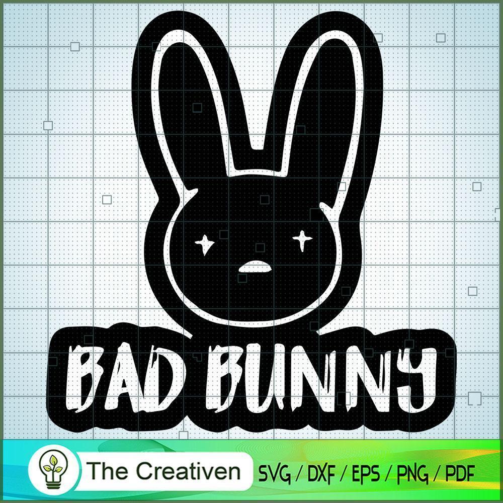 Bad Bunny Logo SVG Cut File for Cricut & Silhouette 1 Bad Bunny Logo SVG Cut File for Cricut & Silhouette