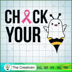 Check Your Bees Breast Cance SVG Cut File for Cricut