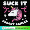 Suck It Breast Cancer Awareness SVG Cut File for Cricut & Silhouette
