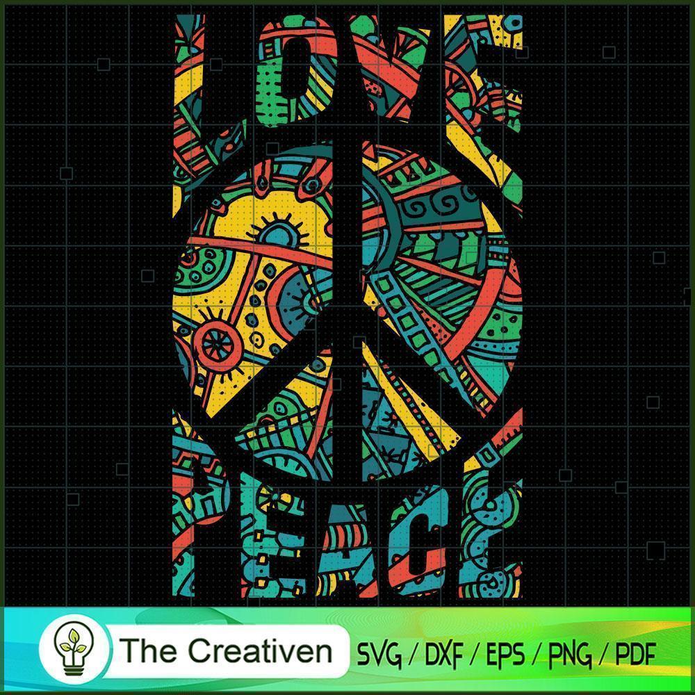 Love Peace Retro 60s & 70s F SVG Cut File for Cricut 1 Love Peace Retro 60s & 70s F SVG Cut File for Cricut