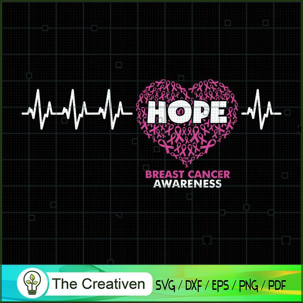 Hope to Cure Breast Cancer SVG Cut File for Cricut & Silhouette 1 Hope to Cure Breast Cancer SVG Cut File for Cricut & Silhouette