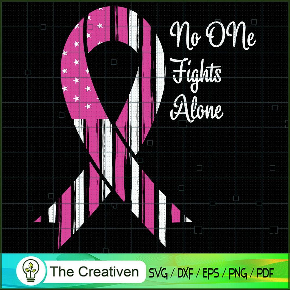 No One Fights Alone USA Flag SVG Cut File for Cricut 1 No One Fights Alone USA Flag SVG Cut File for Cricut