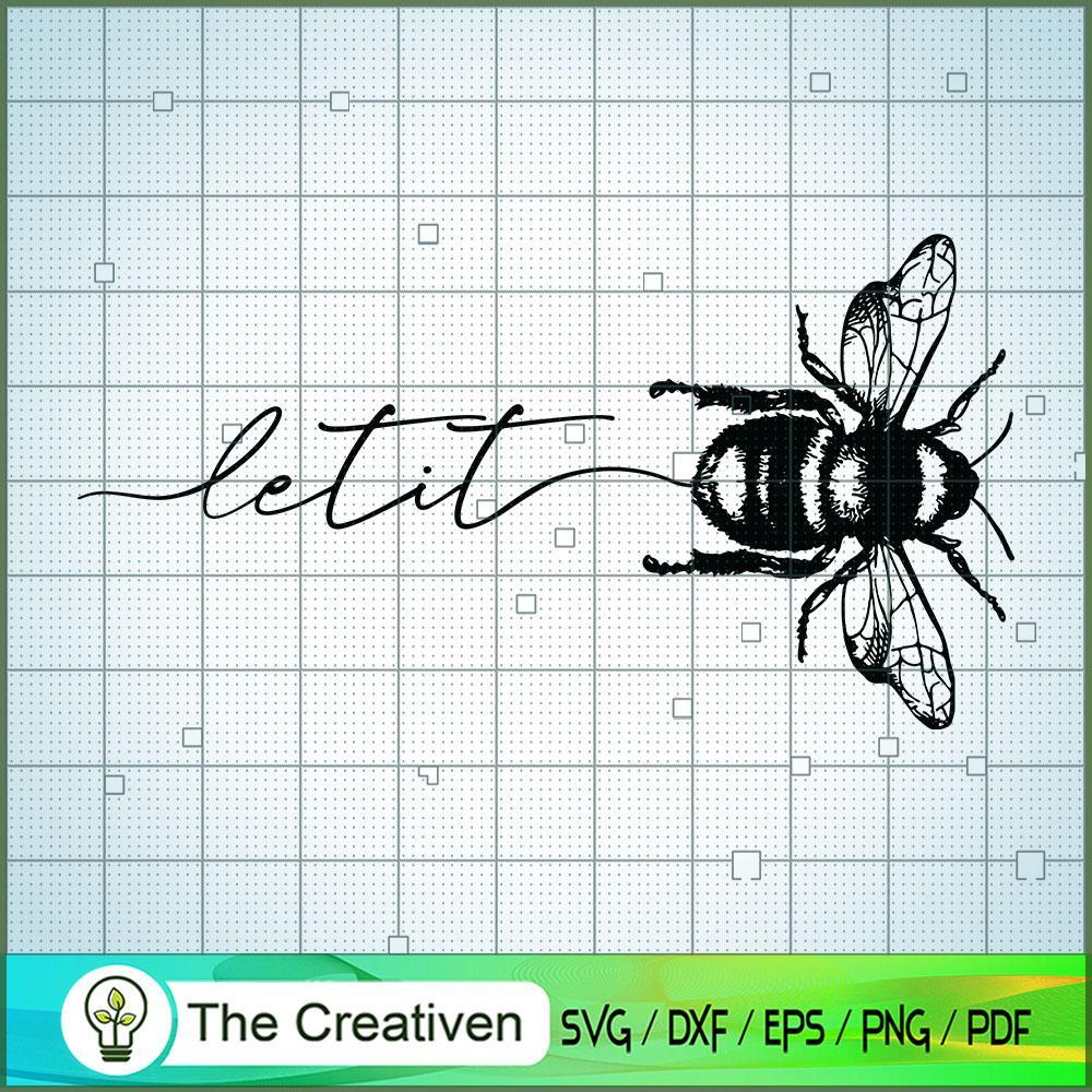 Let It Bee SVG, Peace Love SVG, Hippie Soul SVG 1 Let It Bee SVG, Peace Love SVG, Hippie Soul SVG