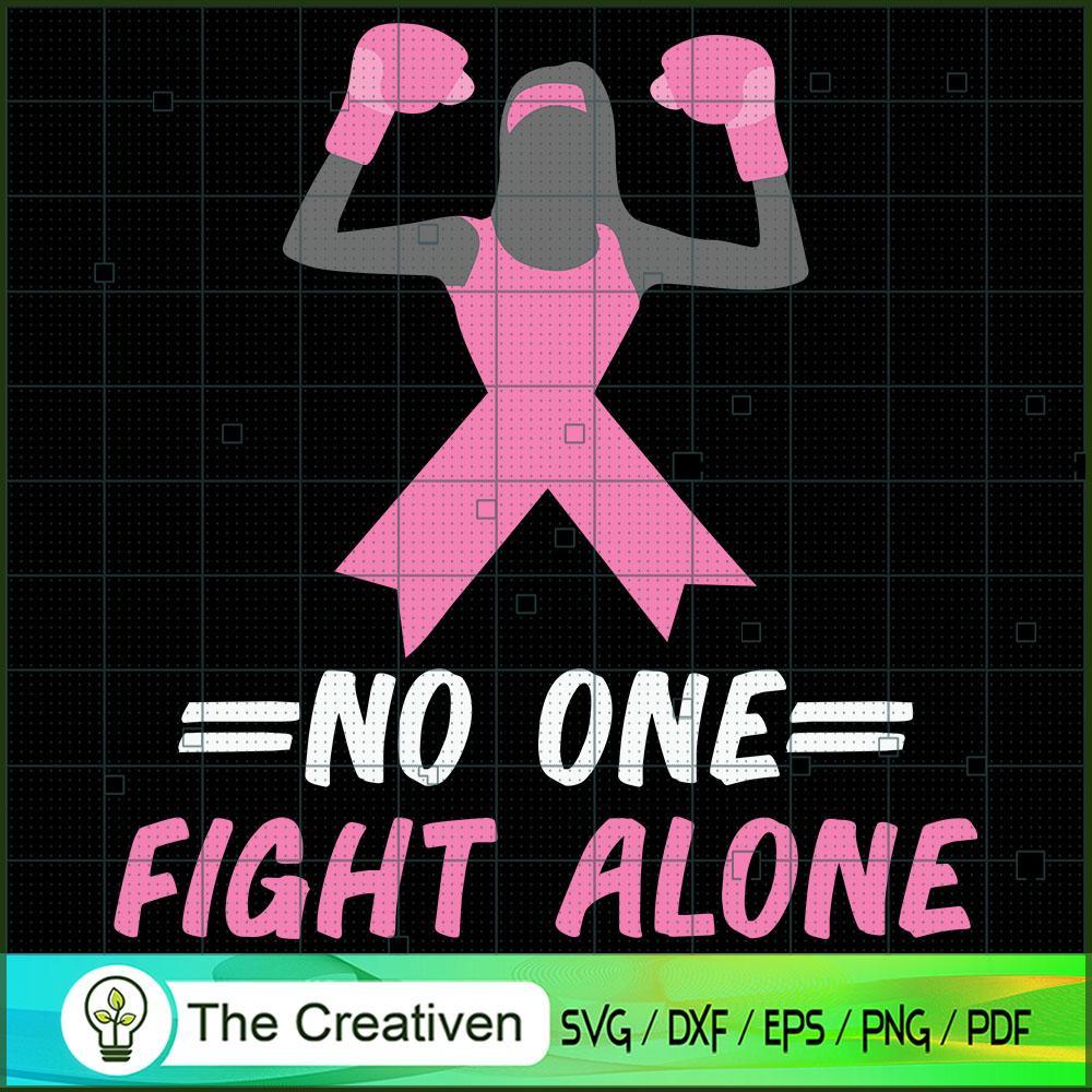 No One Fights Alone Ribbon S SVG Cut File for Cricut 1 No One Fights Alone Ribbon S SVG Cut File for Cricut