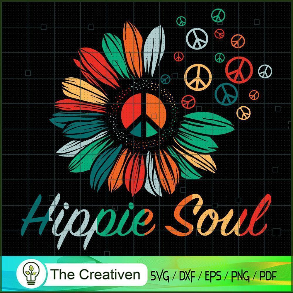 Hippie Soul Sunflower Hippie SVG Cut File for Cricut 1 Hippie Soul Sunflower Hippie SVG Cut File for Cricut