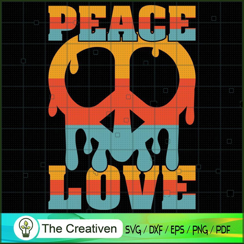 Hippie Peace Love Peace Sign SVG Cut File for Cricut 1 Hippie Peace Love Peace Sign SVG Cut File for Cricut