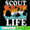 Scout Life Camping Firewood  SVG Cut File for Cricut