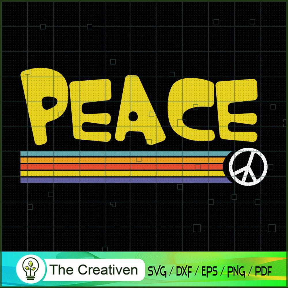 Vintage Retro PEACE Hippie SVG, Peace Love SVG, Hippie Soul SVG 1 12 copy 34