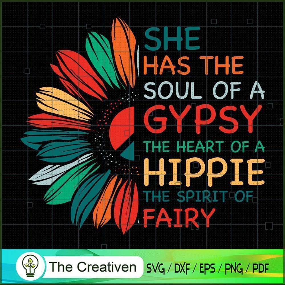 She Has the Soul of a Gypsy SVG Cut File for Cricut 1 She Has the Soul of a Gypsy SVG Cut File for Cricut