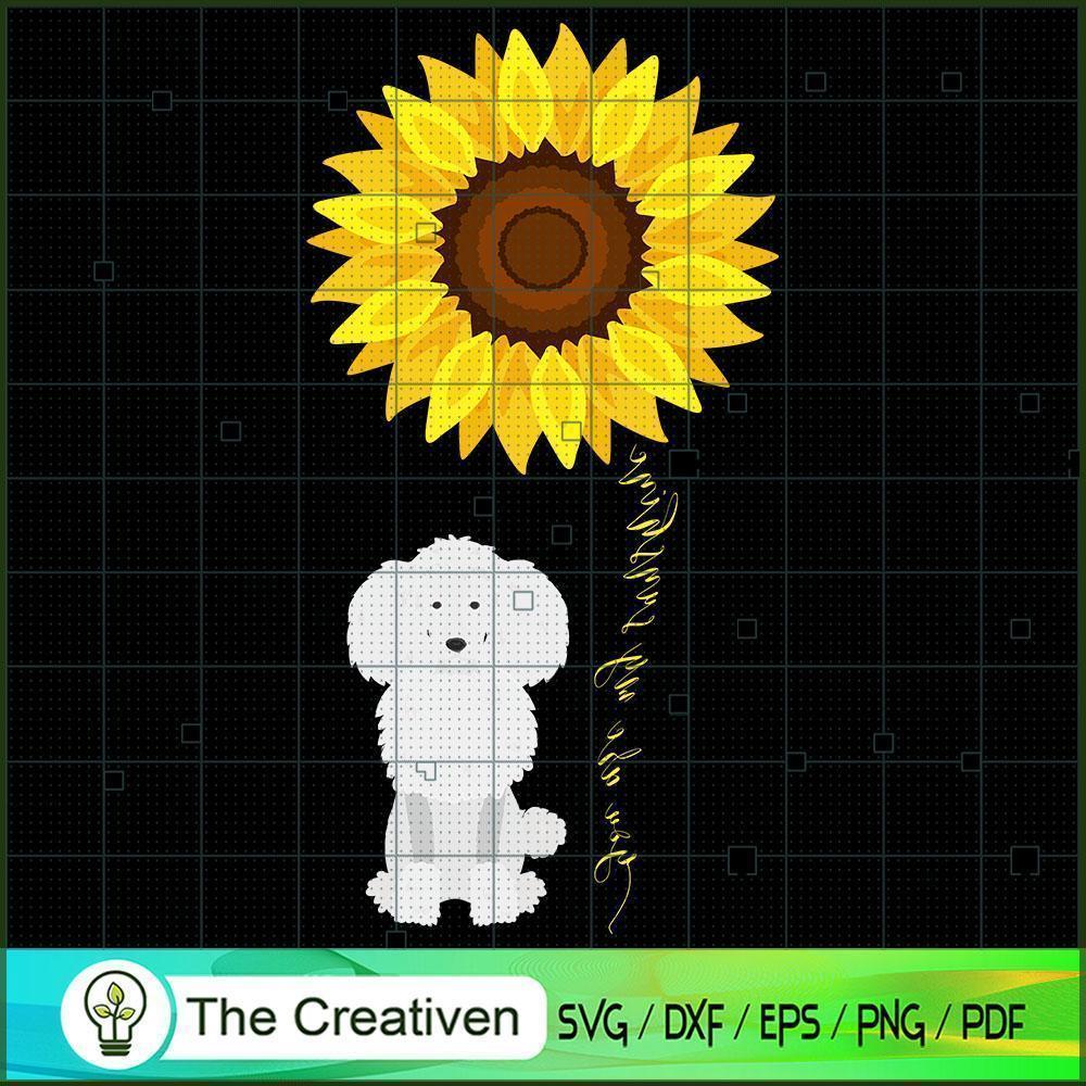 Poodle Dog Hippie Sunflower SVG Cut File for Cricut & Silhouette 1 Poodle Dog Hippie Sunflower SVG Cut File for Cricut & Silhouette