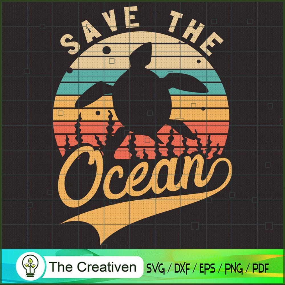 Save the Ocean Marine Sea Tu SVG Cut File for Cricut 1 Save the Ocean Marine Sea Tu SVG Cut File for Cricut