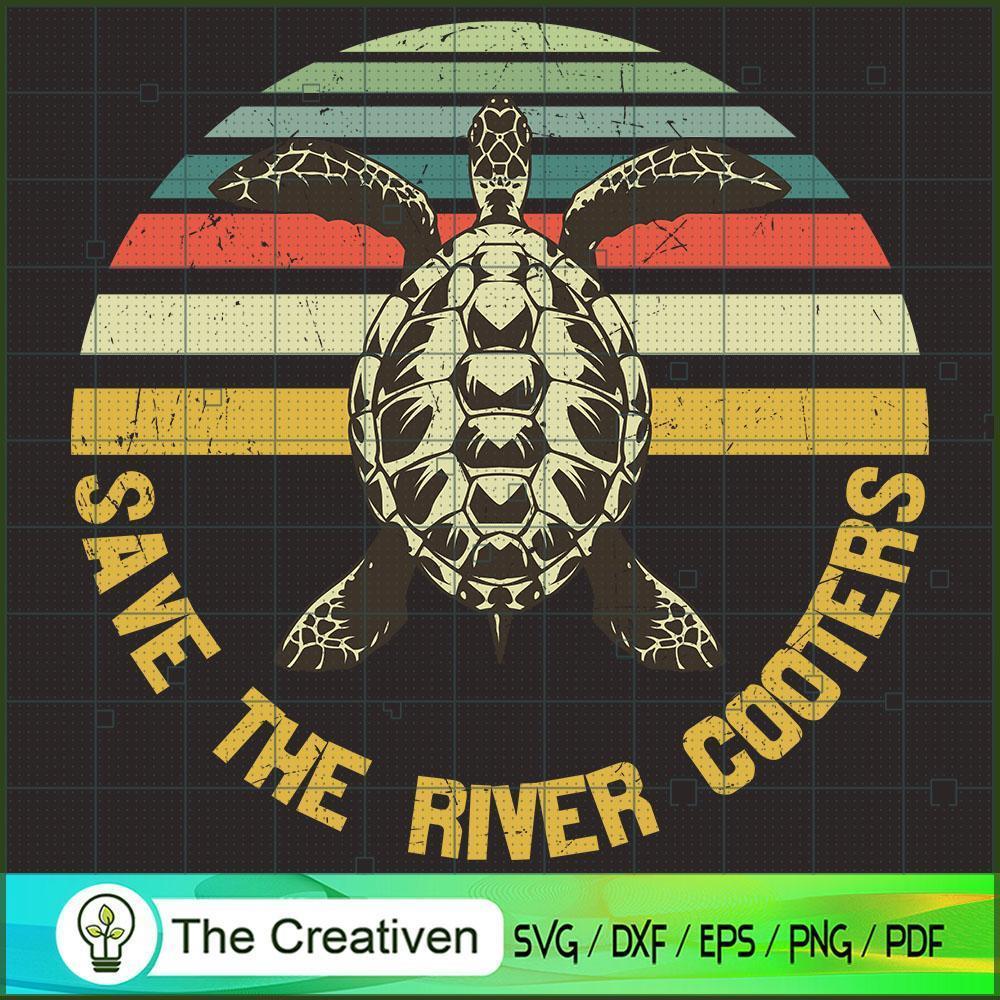 Save the River Cooters Turtl SVG Cut File for Cricut 1 Save the River Cooters Turtl SVG Cut File for Cricut