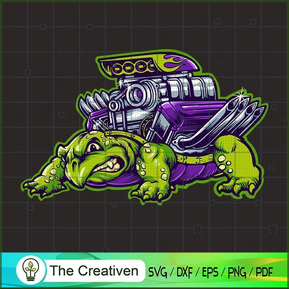 The Turtle Machine Animals Speed SVG Cut File for Cricut & Silhouette 1 The Turtle Machine Animals Speed SVG Cut File for Cricut & Silhouette